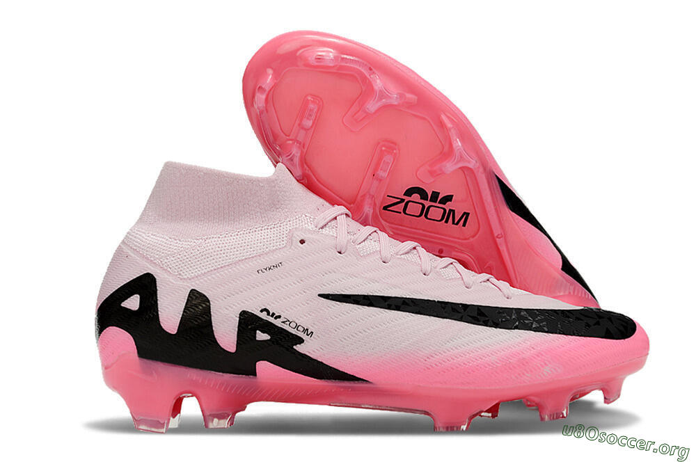 Nike Air Zoom Mercurial Superfly 9 Elite FG Football Boots - Pink/Black 2