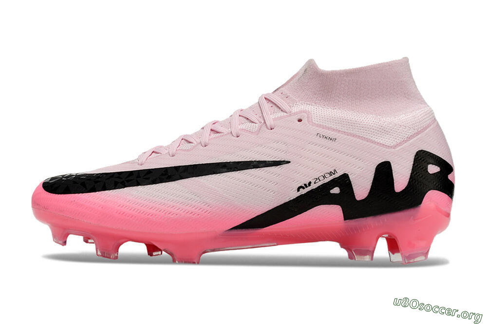 Nike Air Zoom Mercurial Superfly 9 Elite FG Football Boots - Pink/Black 3