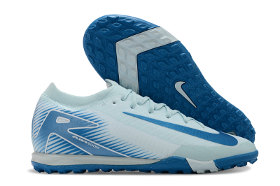 Nike Air Zoom Mercurial Vapor 16 Elite TF Football Shoes - Jade/Beige/Blue
