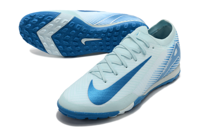 Nike Air Zoom Mercurial Vapor 16 Elite TF Football Shoes - Jade/Beige/Blue