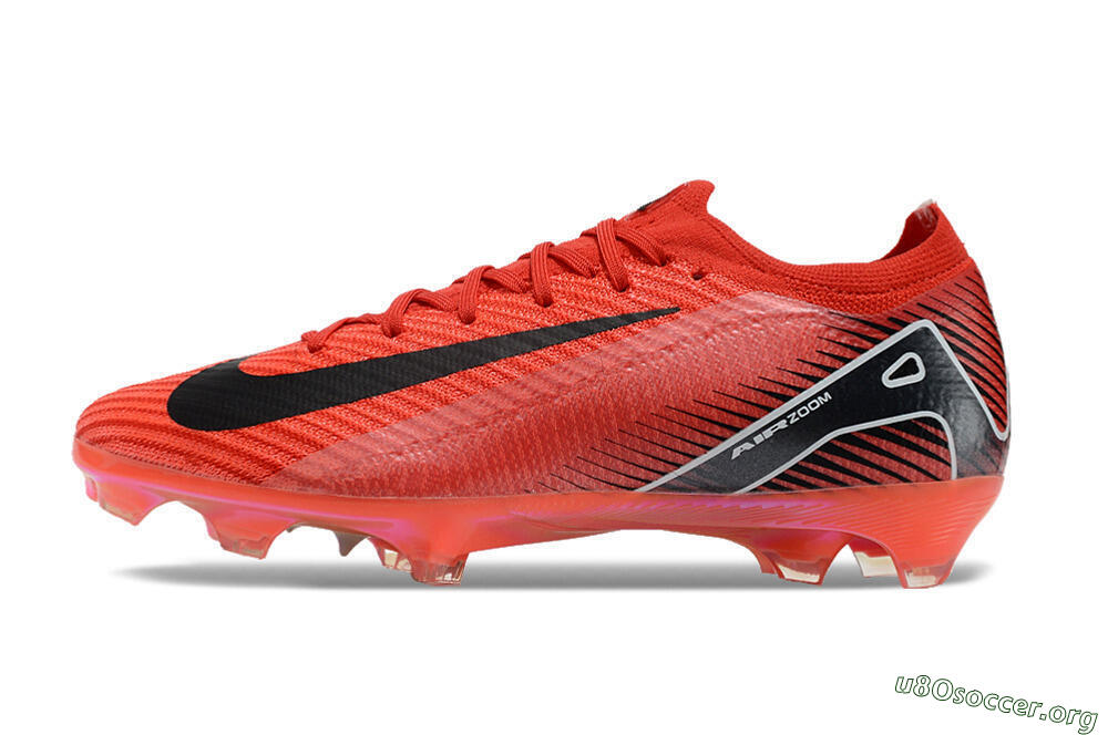 Nike Air Zoom Mercurial Vapor 16 Elite FG Football Boots - Red/White/Black 3