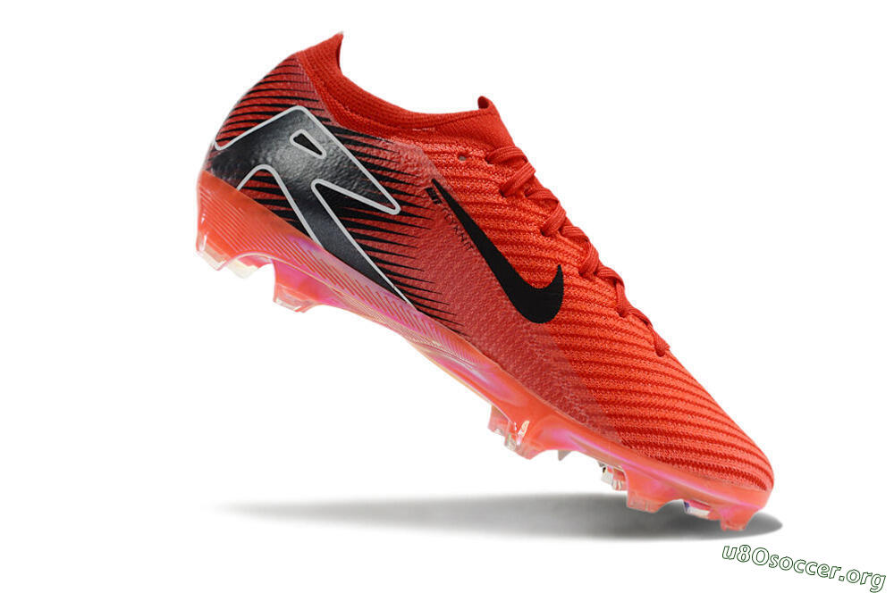 Nike Air Zoom Mercurial Vapor 16 Elite FG Football Boots - Red/White/Black 4