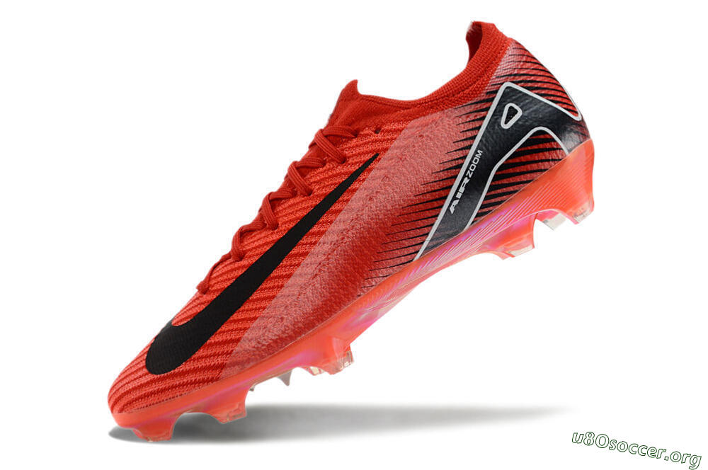 Nike Air Zoom Mercurial Vapor 16 Elite FG Football Boots - Red/White/Black 5