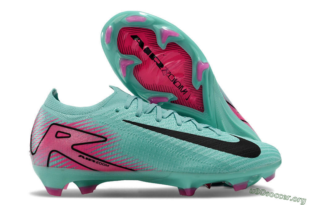 Nike Air Zoom Mercurial Vapor 16 Elite FG Football Boots - Jade/Black/Pink 2
