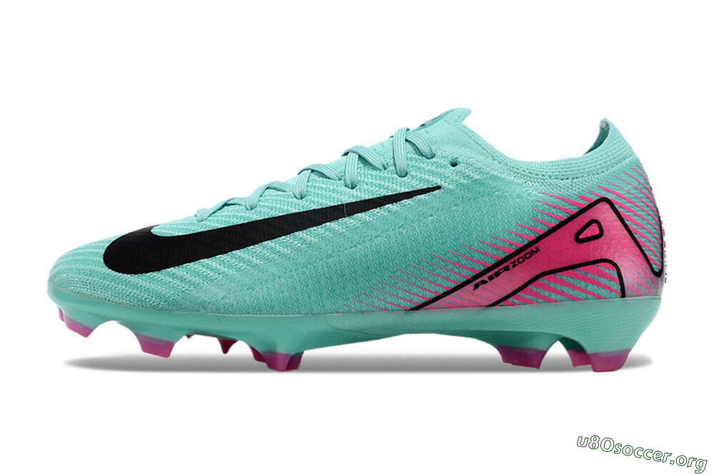 Nike Air Zoom Mercurial Vapor 16 Elite FG Football Boots - Jade/Black/Pink 3