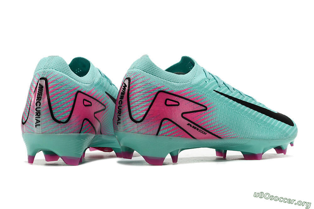 Nike Air Zoom Mercurial Vapor 16 Elite FG Football Boots - Jade/Black/Pink 6