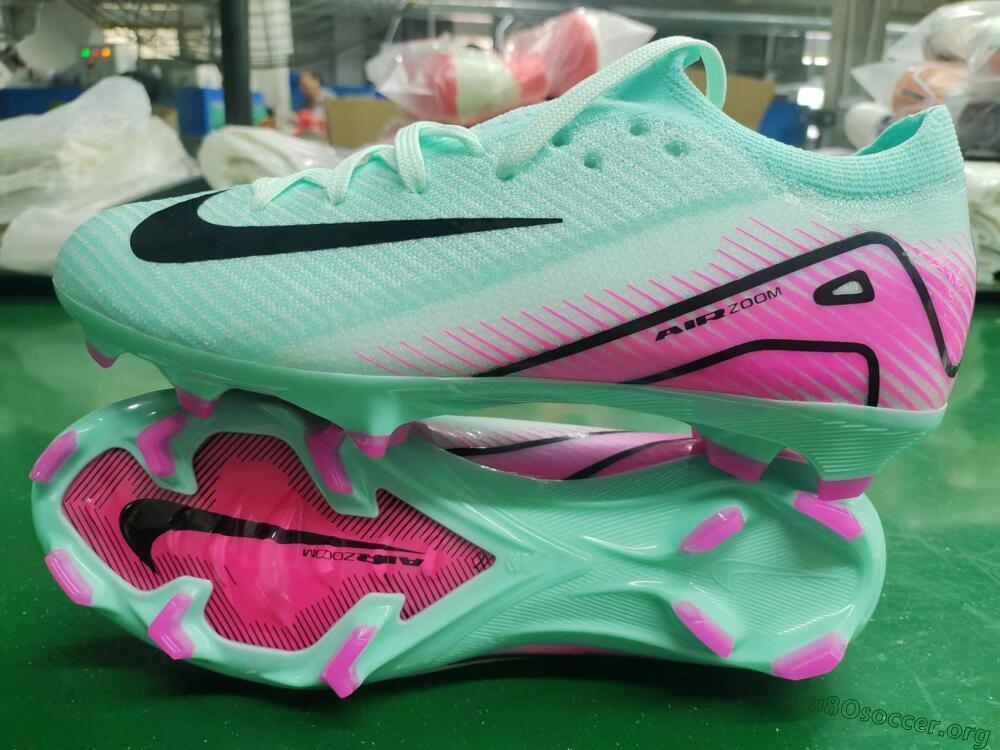 Nike Air Zoom Mercurial Vapor 16 Elite FG Football Boots - Jade/Black/Pink