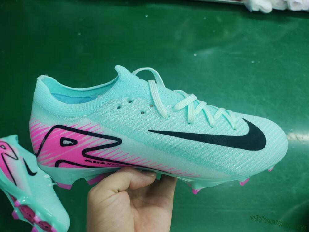 Nike Air Zoom Mercurial Vapor 16 Elite FG Football Boots - Jade/Black/Pink