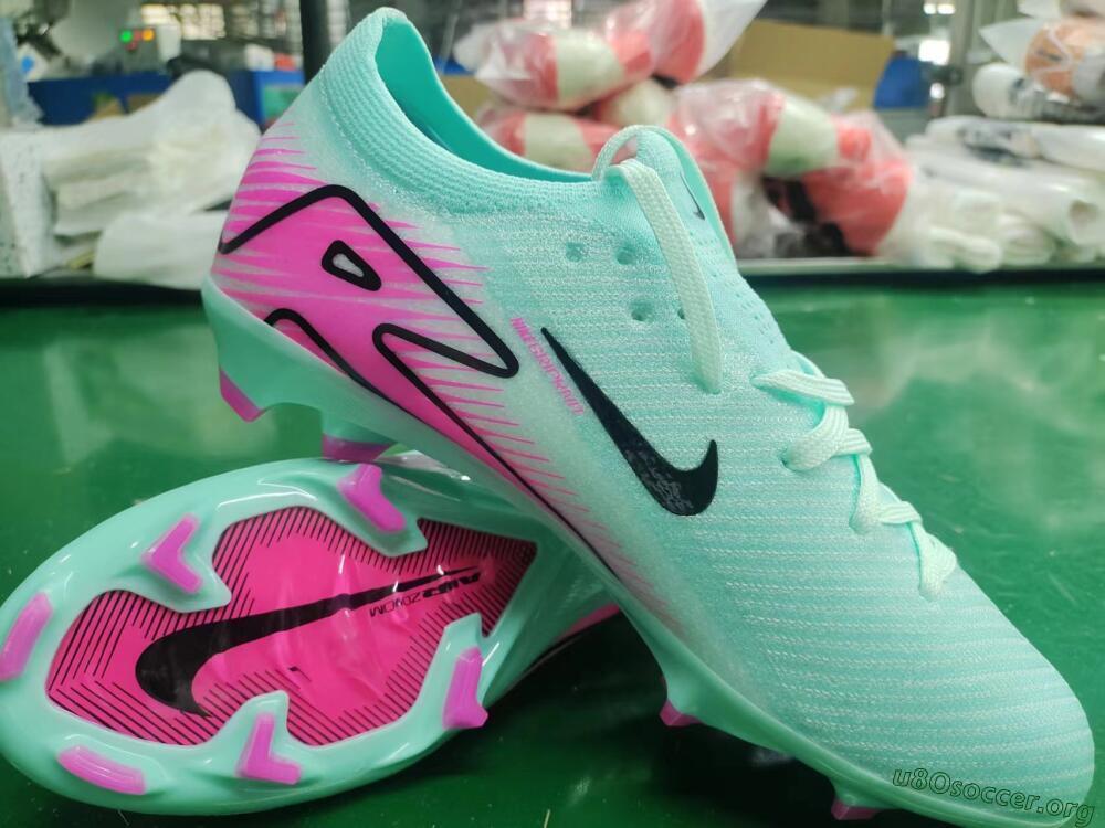 Nike Air Zoom Mercurial Vapor 16 Elite FG Football Boots - Jade/Black/Pink