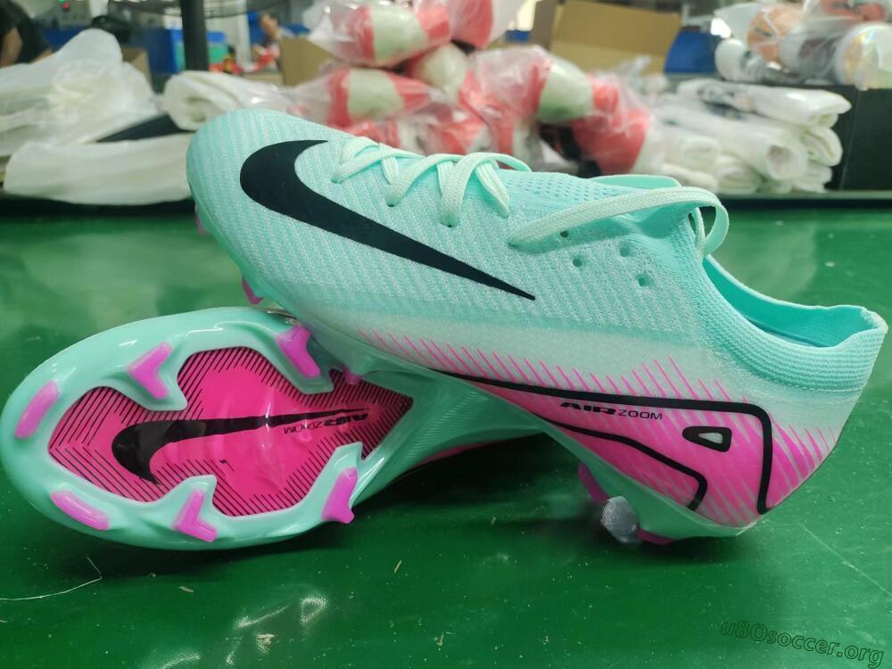 Nike Air Zoom Mercurial Vapor 16 Elite FG Football Boots - Jade/Black/Pink