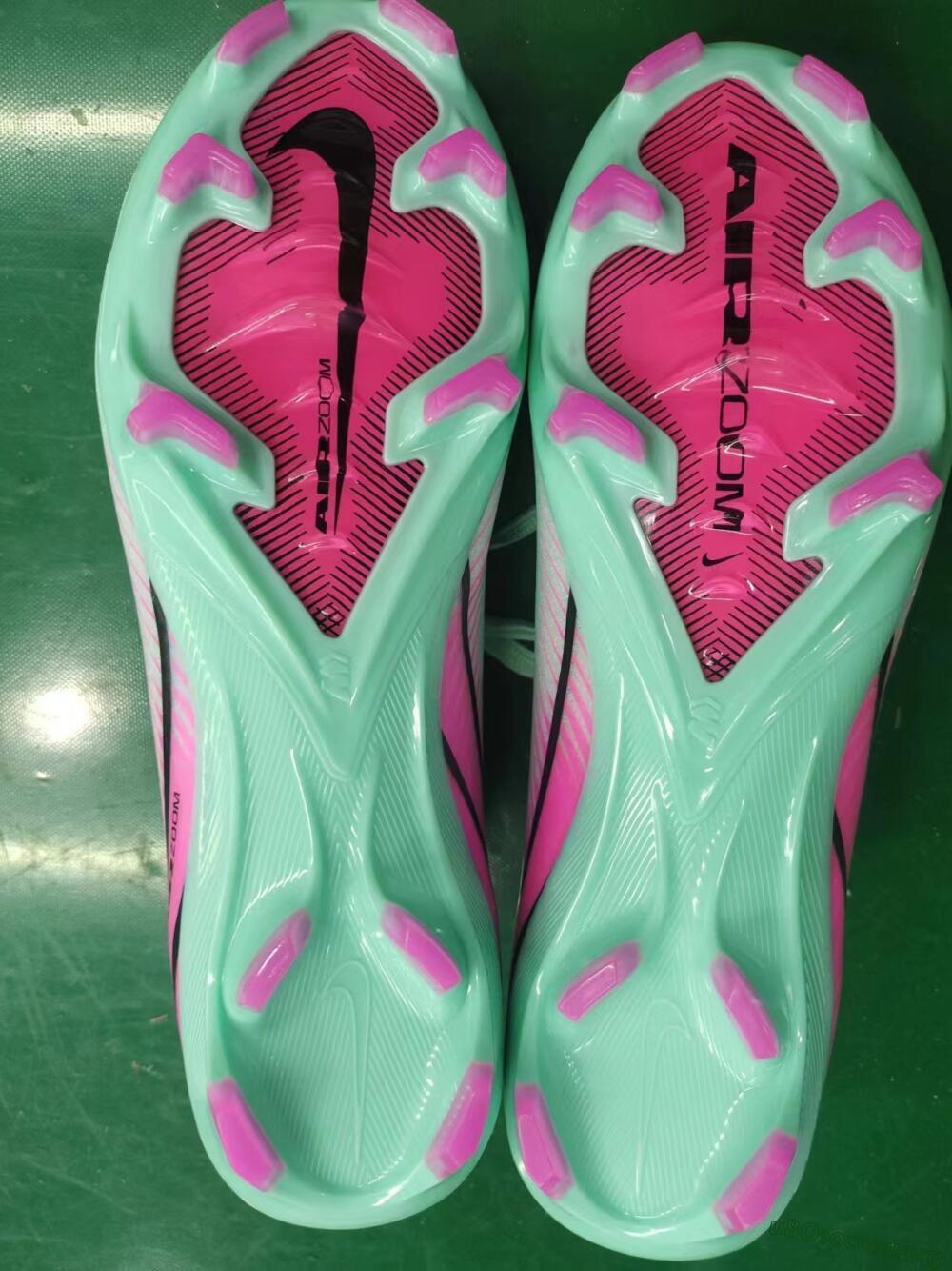 Nike Air Zoom Mercurial Vapor 16 Elite FG Football Boots - Jade/Black/Pink