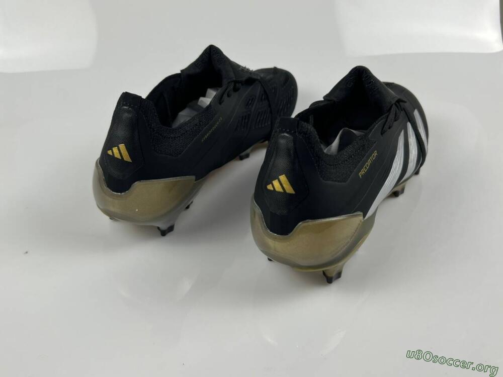 Adidas Predator Elite Foldover Tongue FG Football Boots - Black/White/Gold