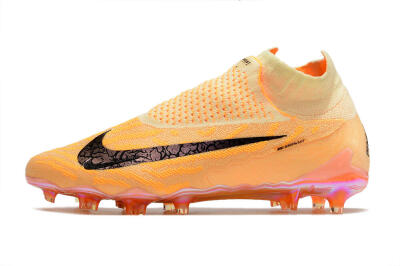 Nike Phantom GX Elite DF Link Blaze Pack FG Football Boots - Citron Tint/Burgundy Crush