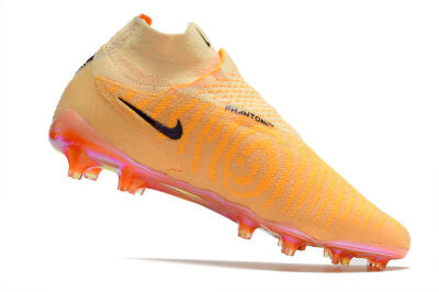 Nike Phantom GX Elite DF Link Blaze Pack FG Football Boots - Citron Tint/Burgundy Crush