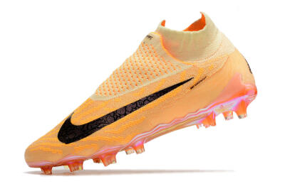 Nike Phantom GX Elite DF Link Blaze Pack FG Football Boots - Citron Tint/Burgundy Crush