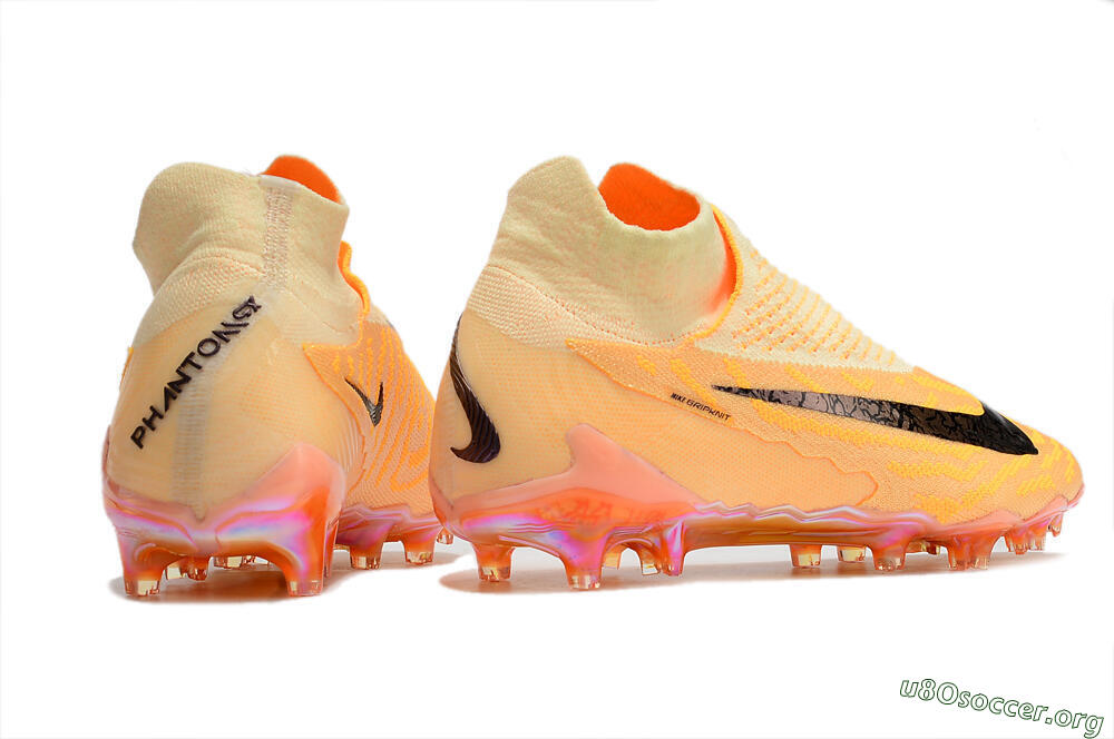 Nike Phantom GX Elite DF Link Blaze Pack FG Football Boots - Citron Tint/Burgundy Crush 6
