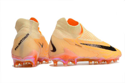 Nike Phantom GX Elite DF Link Blaze Pack FG Football Boots - Citron Tint/Burgundy Crush