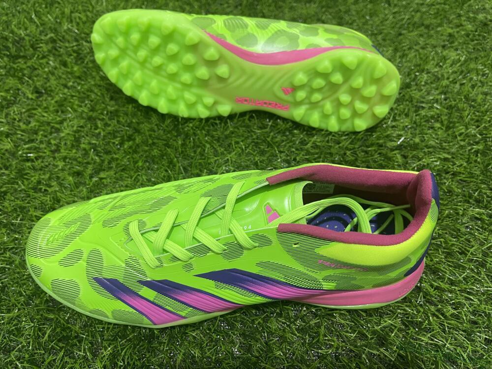 Adidas Predator Elite TF Football Shoes - Green/Purple/Pink