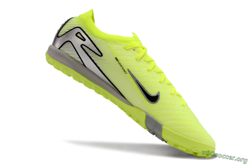 Nike Air Zoom Mercurial Vapor 16 Elite TF Football Shoes - Yellow/Black/Silver/Grey 5