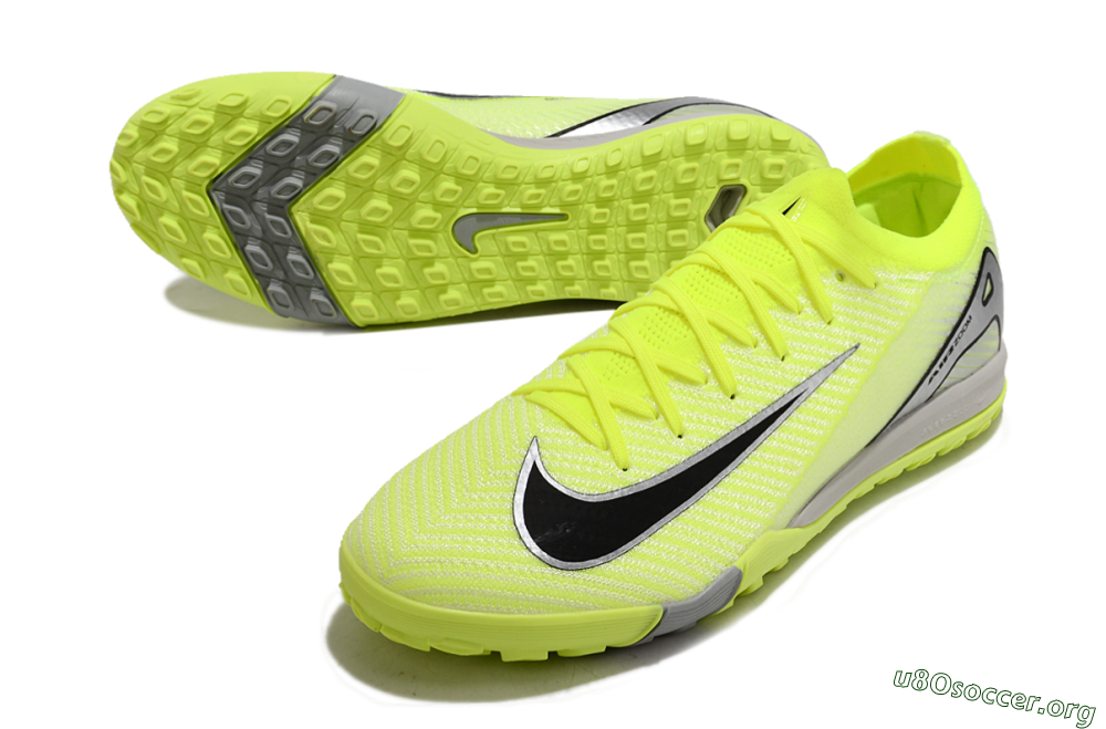 Nike Air Zoom Mercurial Vapor 16 Elite TF Football Shoes - Yellow/Black/Silver/Grey 0