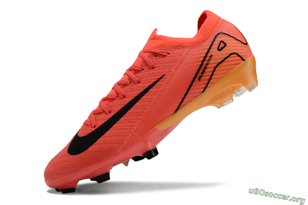 Nike Air Zoom Mercurial Vapor 16 Elite FG Football Boots - Red/Black/Yellow 4