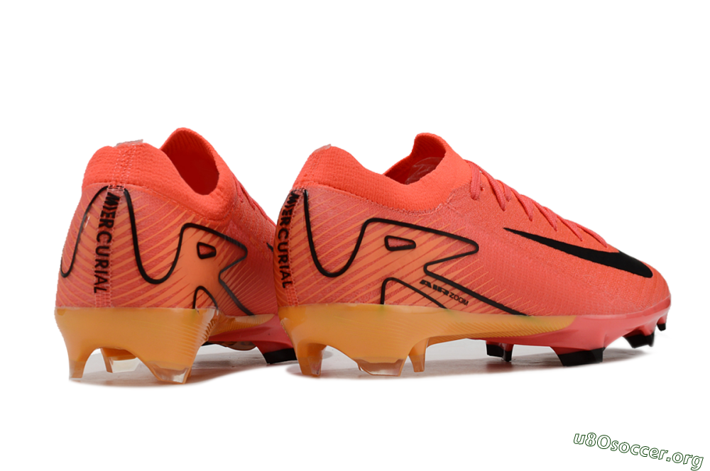 Nike Air Zoom Mercurial Vapor 16 Elite FG Football Boots - Red/Black/Yellow 6