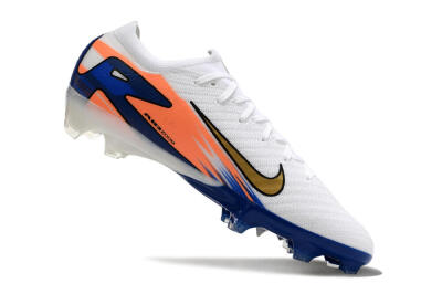 Nike Air Zoom Mercurial Vapor 16 Elite FG Football Boots - White/Yellow/Orange/Blue