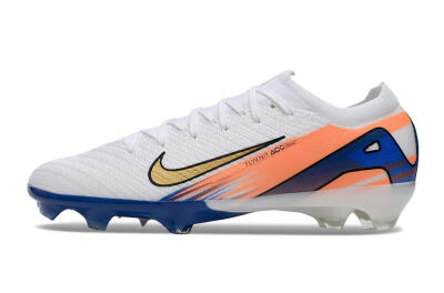 Nike Air Zoom Mercurial Vapor 16 Elite FG Football Boots - White/Yellow/Orange/Blue