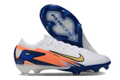 Nike Air Zoom Mercurial Vapor 16 Elite FG Football Boots - White/Yellow/Orange/Blue