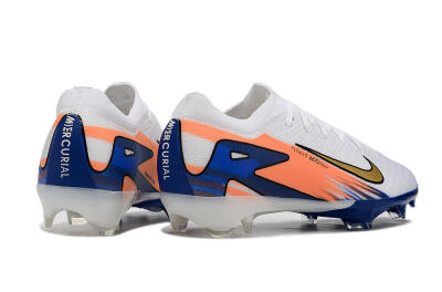 Nike Air Zoom Mercurial Vapor 16 Elite FG Football Boots - White/Yellow/Orange/Blue