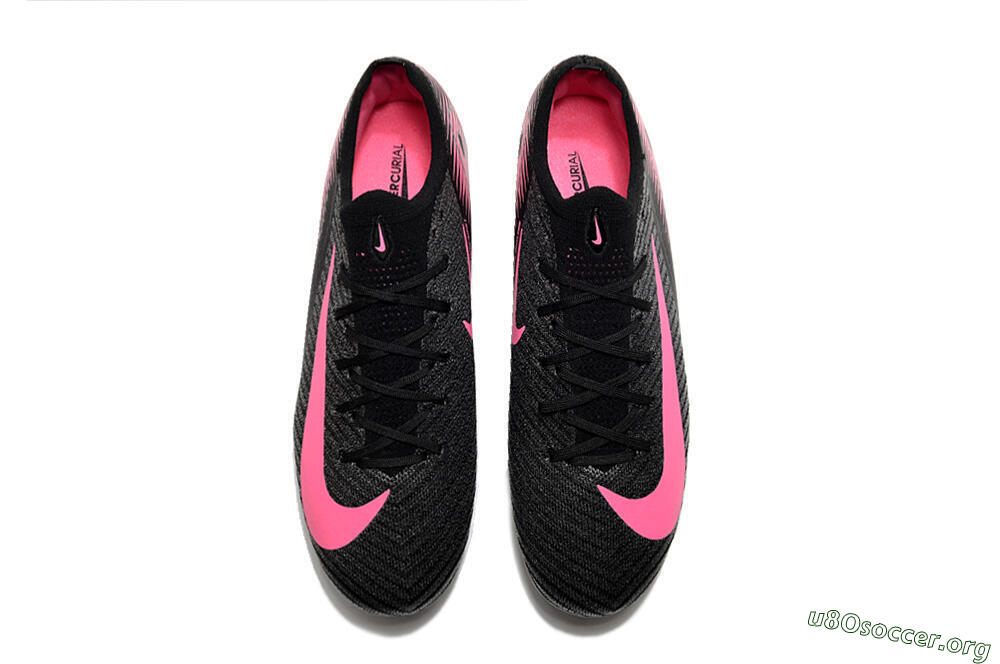 Nike Air Zoom Mercurial Vapor 16 Elite FG Football Boots - Black/Pink 4