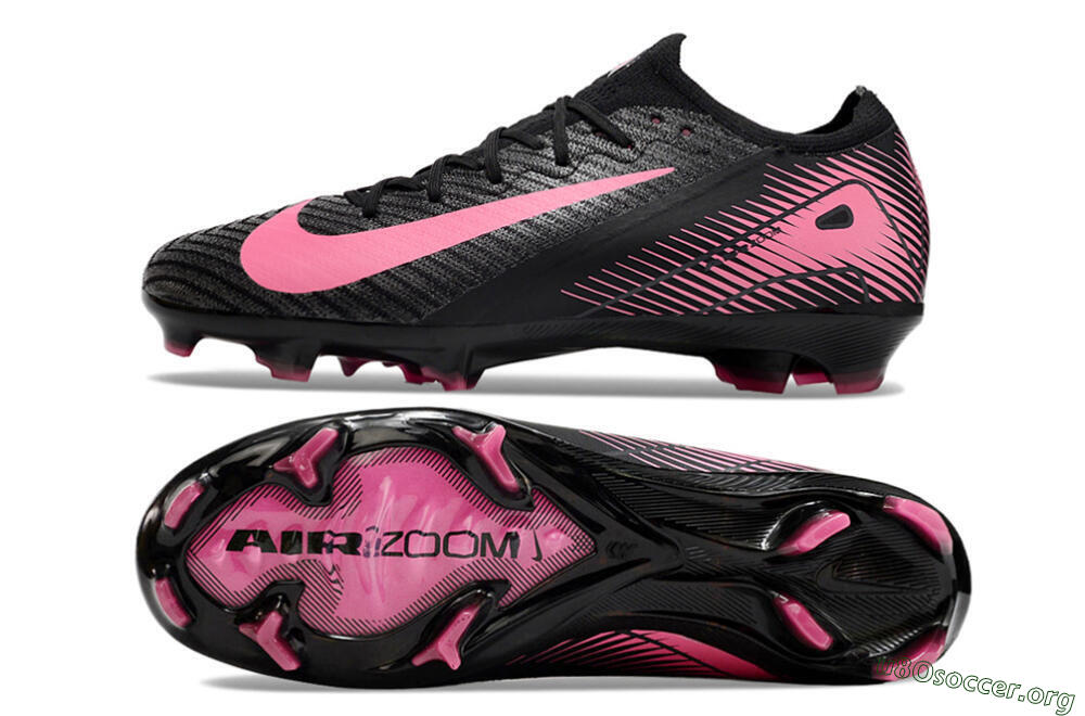 Nike Air Zoom Mercurial Vapor 16 Elite FG Football Boots - Black/Pink 1