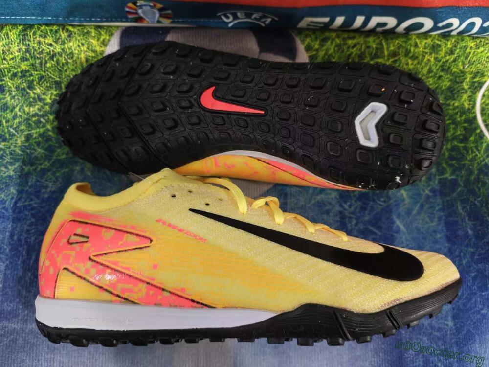 Nike Air Zoom Mercurial Vapor 16 Elite TF Football Shoes - Yellow/Black/Orange