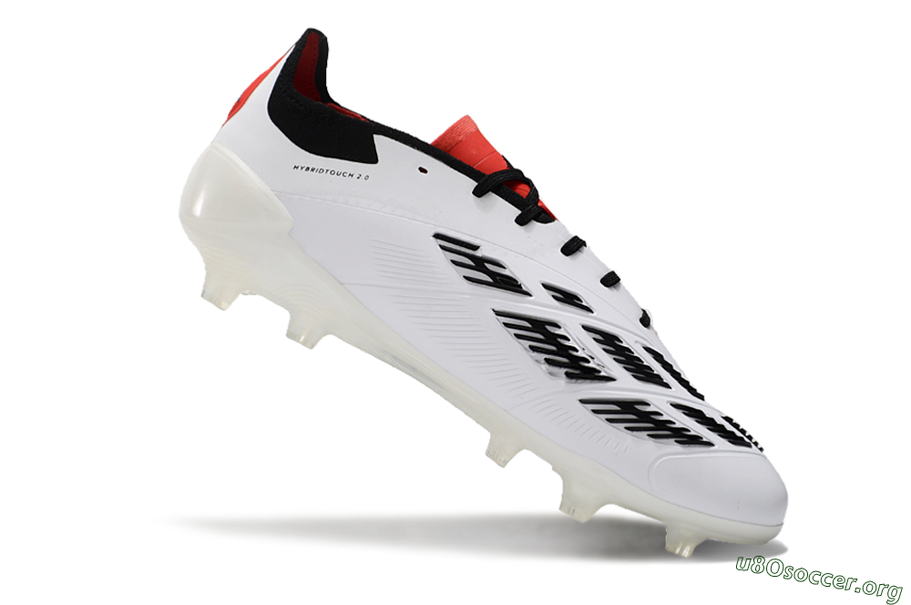 Adidas Predator 24 Elite FG Football Boots - White/Black/Red 4