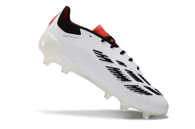 Adidas Predator 24 Elite FG Football Boots - White/Black/Red