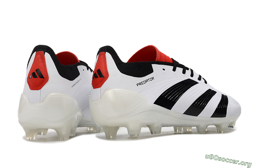 Adidas Predator 24 Elite FG Football Boots - White/Black/Red 6
