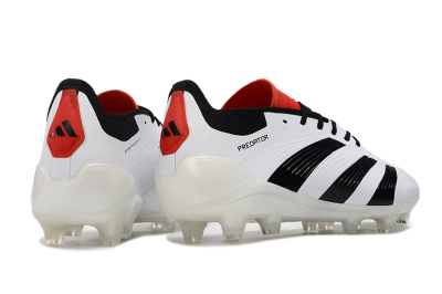 Adidas Predator 24 Elite FG Football Boots - White/Black/Red