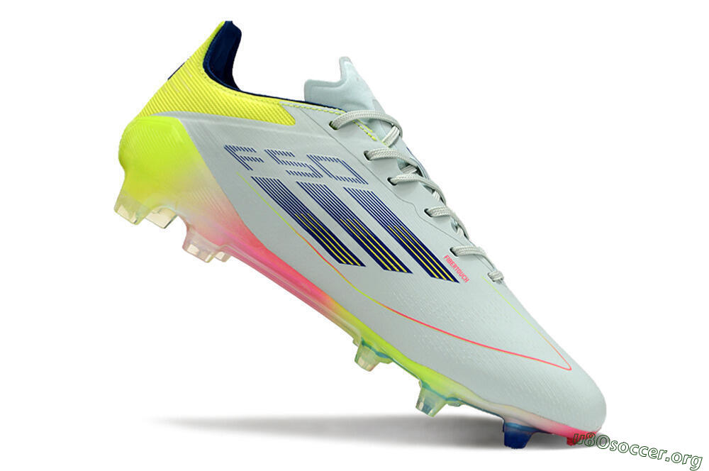 Adidas F50 Elite FG Football Boots - Blue/Pink/Yellow 4