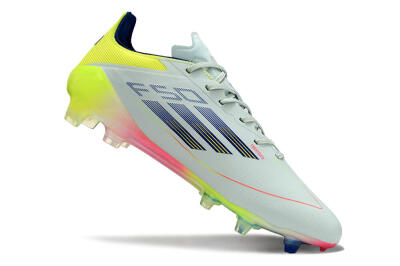 Adidas F50 Elite FG Football Boots - Blue/Pink/Yellow