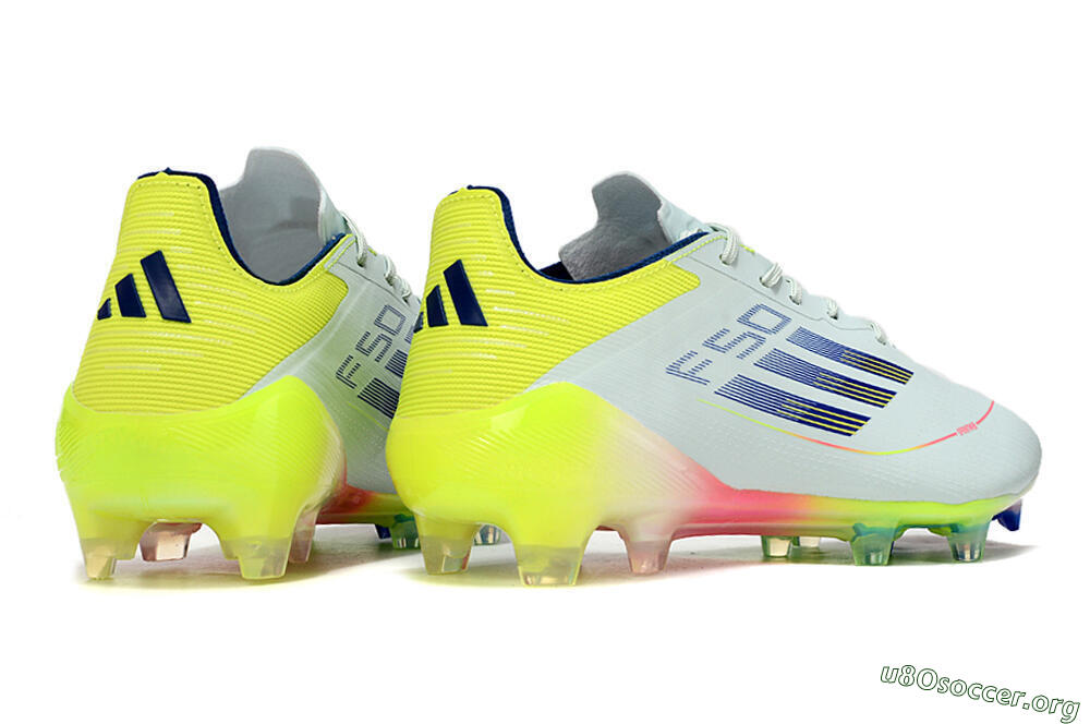 Adidas F50 Elite FG Football Boots - Blue/Pink/Yellow 6