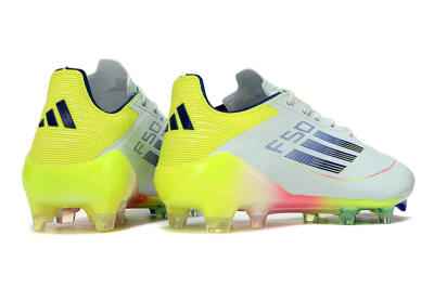 Adidas F50 Elite FG Football Boots - Blue/Pink/Yellow