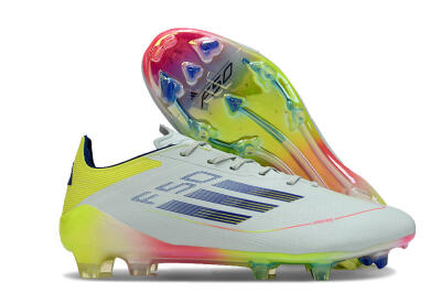 Adidas F50 Elite FG Football Boots - Blue/Pink/Yellow