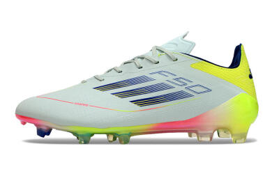 Adidas F50 Elite FG Football Boots - Blue/Pink/Yellow