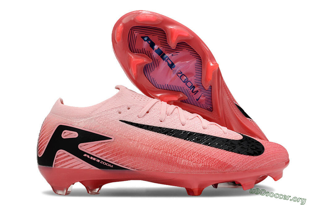 Nike Air Zoom Mercurial Vapor 16 Elite FG Football Boots - Pink/Black 2