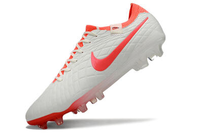 Nike Tiempo Legend 10 Elite FG Football Boots - White/Red