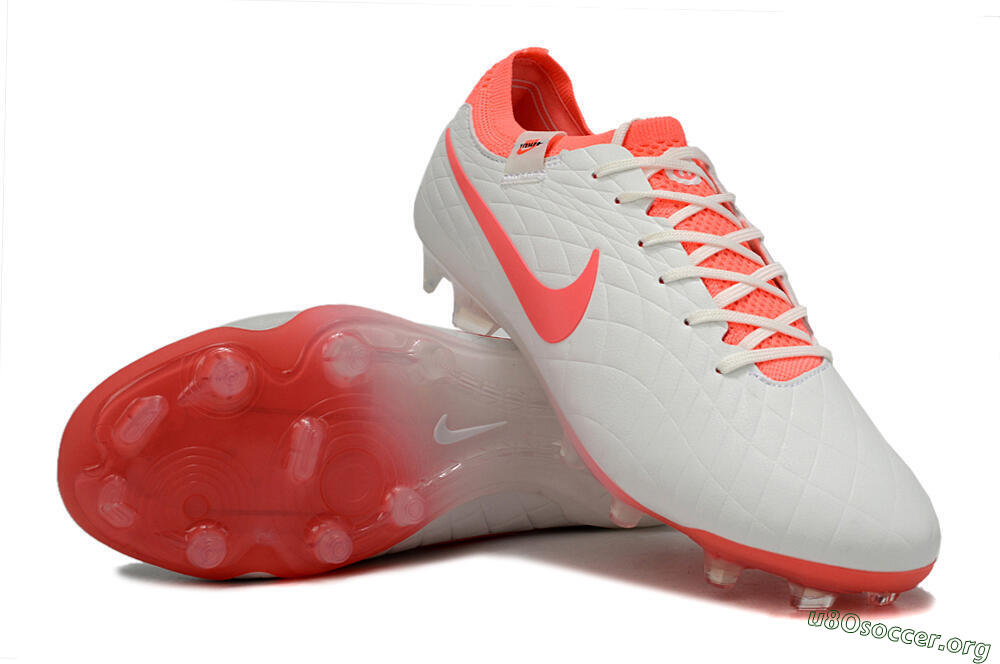 Nike Tiempo Legend 10 Elite FG Football Boots - White/Red 0