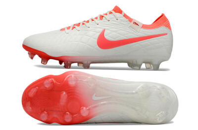 Nike Tiempo Legend 10 Elite FG Football Boots - White/Red