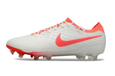 Nike Tiempo Legend 10 Elite FG Football Boots - White/Red
