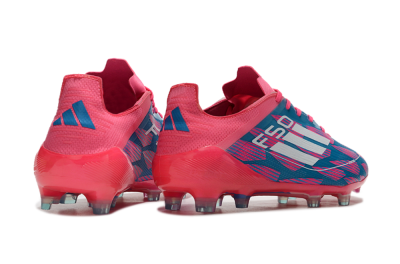 Adidas F50 Elite FG Football Boots - Pink/Blue/White