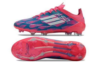 Adidas F50 Elite FG Football Boots - Pink/Blue/White